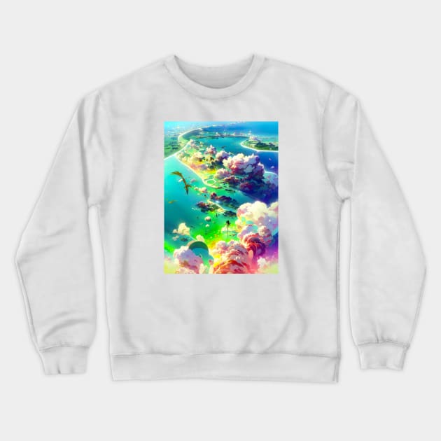 Latent Reef Crewneck Sweatshirt by Holosomnia